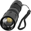 3000 lumens LED self defense zoomable flashlight front
