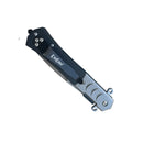 5 inch spring assisted knife with spear point blade closed