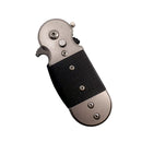 Automatic 4.75 inch knife with safety lock closed position