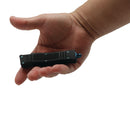 Automatic OTF knife color black in hand