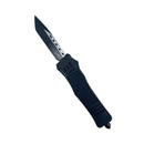 Automatic OTF knife with tanto blade