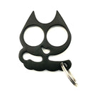 Black cat knuckle keychain