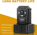 Law enforcement and civilian use body camera from CamPro long lasting battery life.