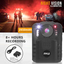 Body camera for law enforcement and civilian use with night vision.