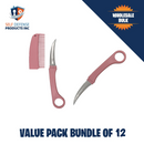 Bulk wholesale curve comb knives pink