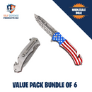 Bulk wholesale knife 5 inch spring assisted 2nd amendment