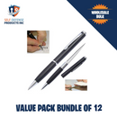 Writing pens with disgised hidden knive inside.