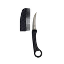 Curved Comb with Hidden Knife