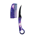 Curved Comb with Hidden Knife