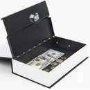 Diversion safe key locking book inside view