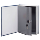 Diversion safe key locking book open view