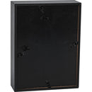Picture frame backside view that has a hidden compartment.