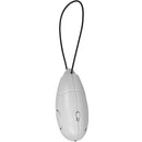 Side view of the button for the Portable Door Guard 98dB alarm with flashlight.
