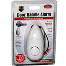 Packaging for the Portable Door Guard 98dB Alarm with Flashlight.