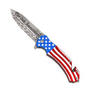 Knife 5 inch spring assisted 2nd amendment