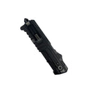 Knife automatic armed force tactical with tanto blade closed with clip