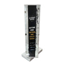 Knife display 2 sided 24 count side view