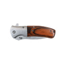Knife premium woodgrain 8 inch closed
