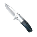 Knife woodgrain premium blue handle