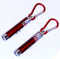 3 in 1 Red Laser Flashlight Pointer UV LED Keychain (Value Pack 2 Lasers)