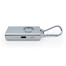 Micro guard plus personal alarm silver side view