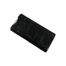 Rhinestun Keychain Stun Gun side view black