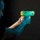 Sabre home defense pepper projectile launcher in hand