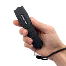 Serpent black stun gun in hand