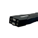 Serpent black stun gun LED lights and electrodes