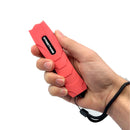 Serpent pink stun gun in hand