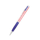 Serrated pen knife US flag shown closed