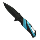 Tactical Striped Knife Blue