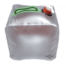5 gallon collapsible water bag with spigot made by 5ive Star for survival kits.