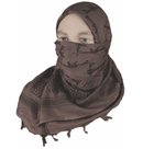 5ive star mocha black crossed guns desert scarf