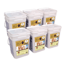 Wise Milk bucket consists of 720 servings (12 servings per pouch) of delicious whey milk. Just add one cup of water per serving and ready to drink.