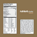 Nutrition Facts of chocolate shake