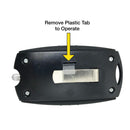 Streetwise Panic Alarm in Black color rear view