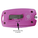 Streetwise Panic Alarm Pink back view