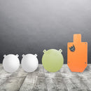 AR500 Armor heavy duty 4 piece heavy duty steel practice shooting targets.