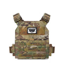 Ar500 armor veritas lite modular plate carrier in camo color scheme.