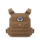 Ar500 armor veritas lite modular plate carrier in coyote color scheme.