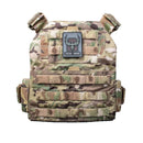 The AR500 Armor Veritas modular plate carrier shown in the multi-camo design color.