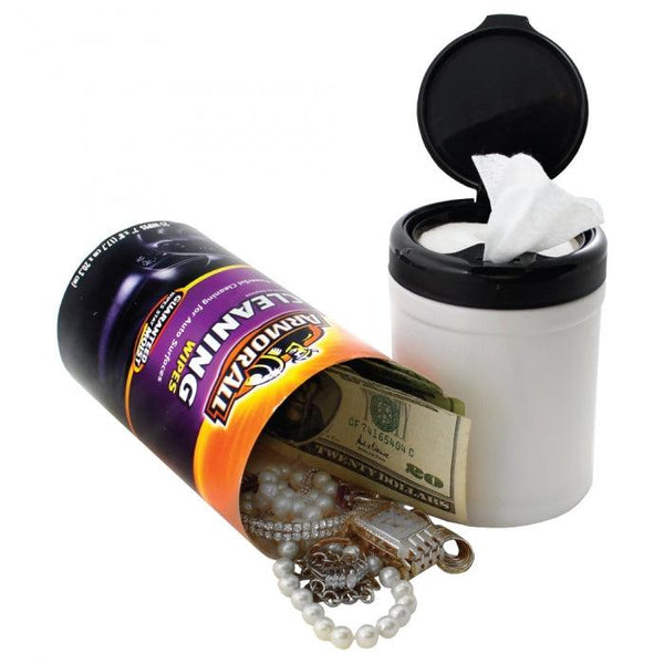 Armor All Wipes safe container with hidden compartment. You can safely hide valuables inside the secret compartment.