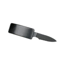 Black belt concealed carry self defense knife buckle handle
