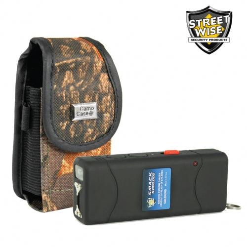 Streetwise Security black SMACK stun gun with deluxe holster sold on line only here.