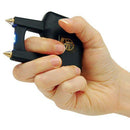 Black Spike stun gun LED light