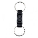 Break away key ring for stun guns and pepper sprays allows you to quickly pull and use for self defense protection.