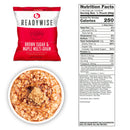 Brown sugar maple multi grain survival food