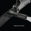 Bulk wholesale pricing for emergency survival multi purpose use knife. LED light shown.