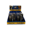 15) 1/2 oz Streetwise Black Hard-Case 18% Pepper Spray with Counter Display Option SDP Inc